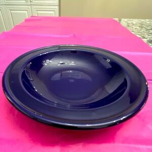 EUC EMILE HENRY FRANCE STONEWARE “COBALT BLUE” 8” SOUP OR SALAD BOWL